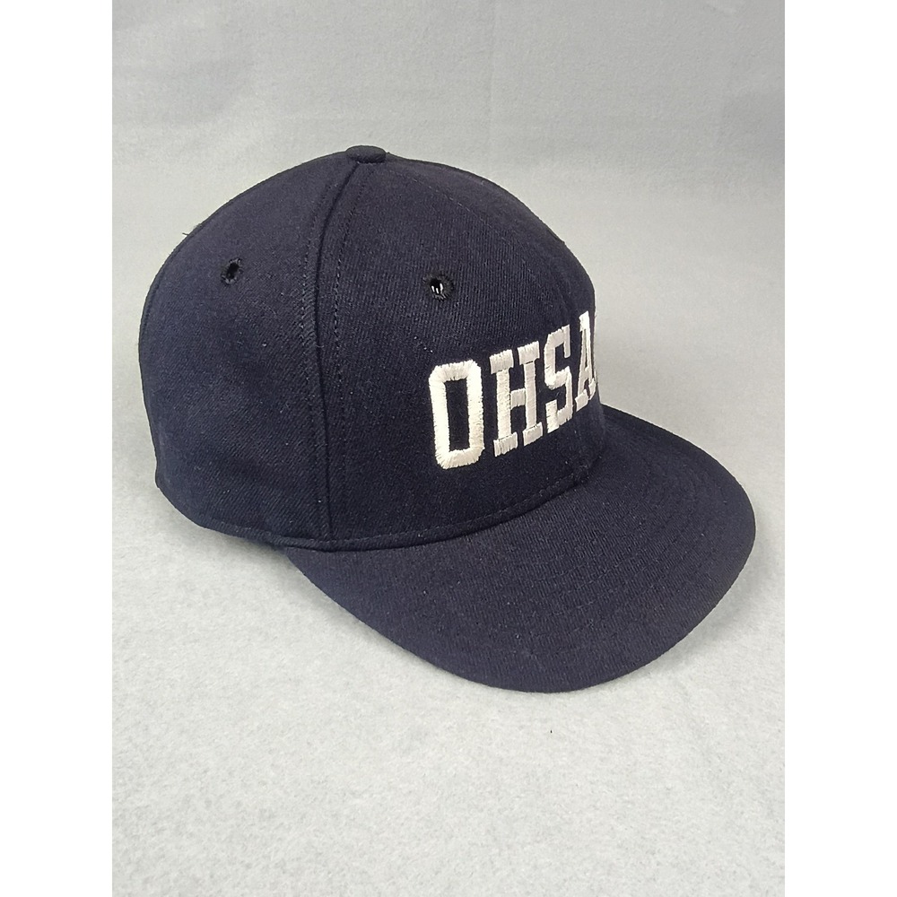 New Era OHSAA Ohio High School Athletic Association Navy Blue Fitted Hat 7 1/4